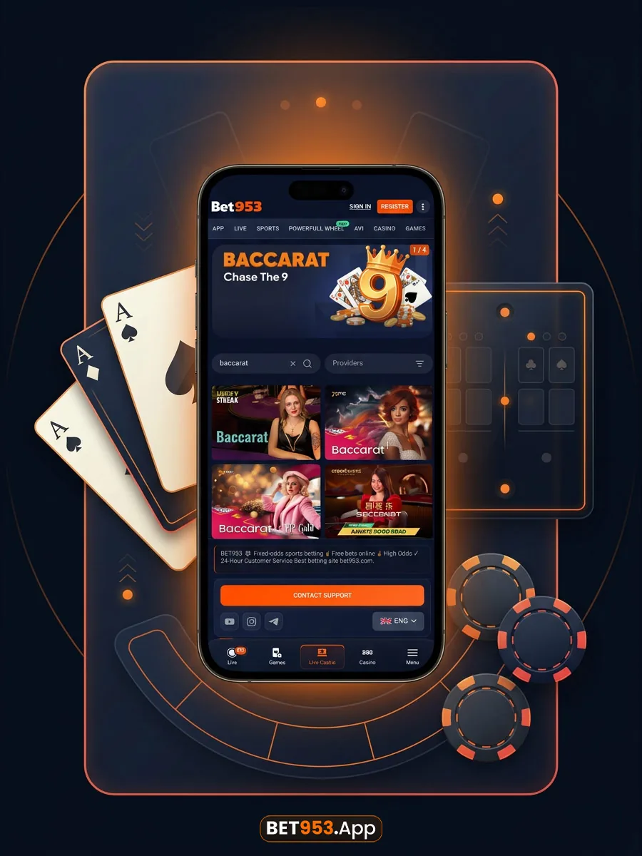 BET953 online baccarat games