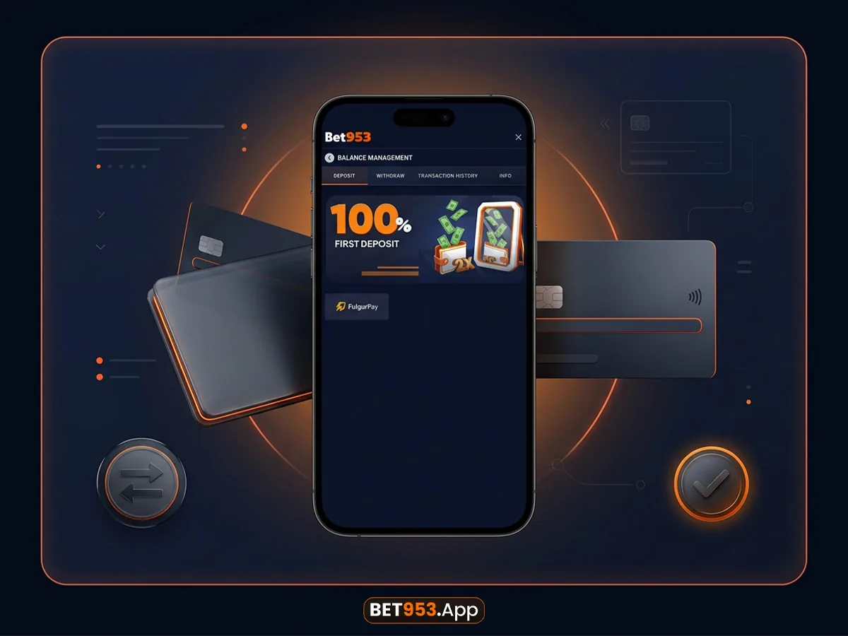 BET953 cashier and payment screen