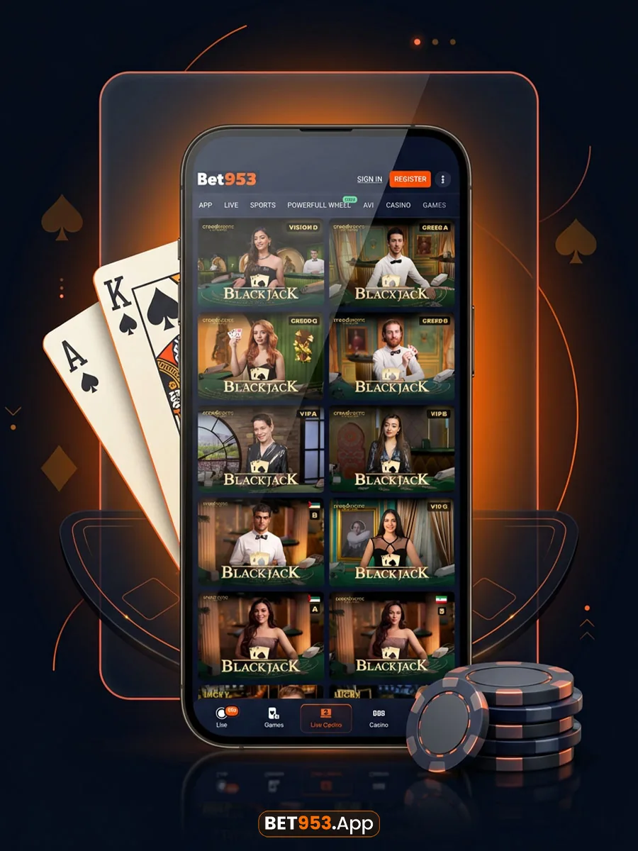 BET953 online blackjack games