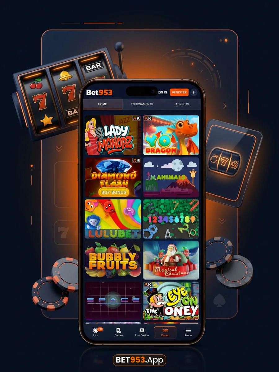 BET953 online slots games